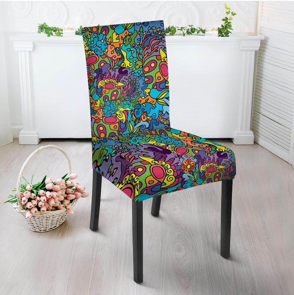 Demon Psychedelic Chair Cover-grizzshop