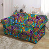 Demon Psychedelic Loveseat Cover-grizzshop