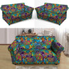 Demon Psychedelic Loveseat Cover-grizzshop