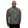 Demon Psychedelic Men's Bomber Jacket-grizzshop