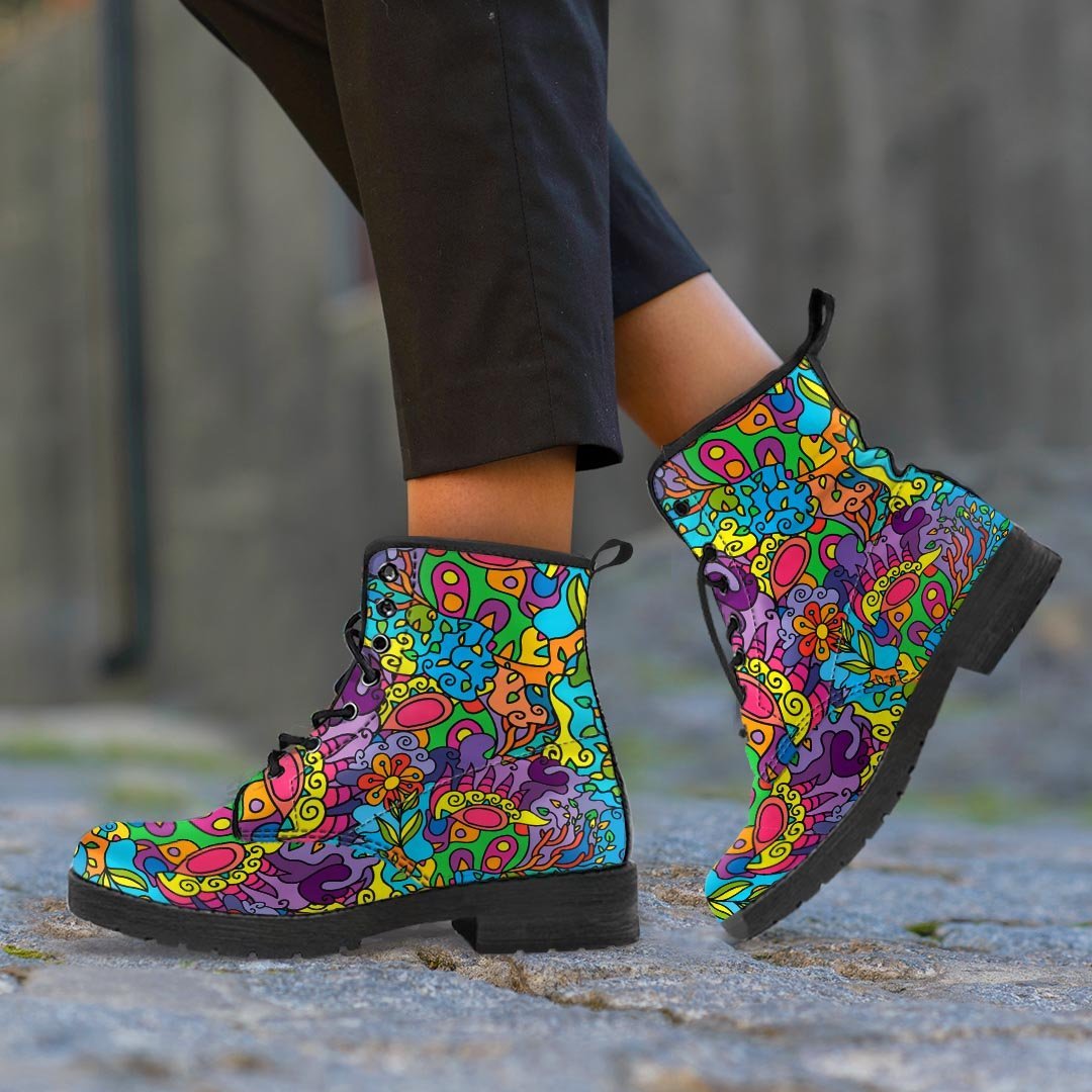 Demon Psychedelic Men's Boots-grizzshop