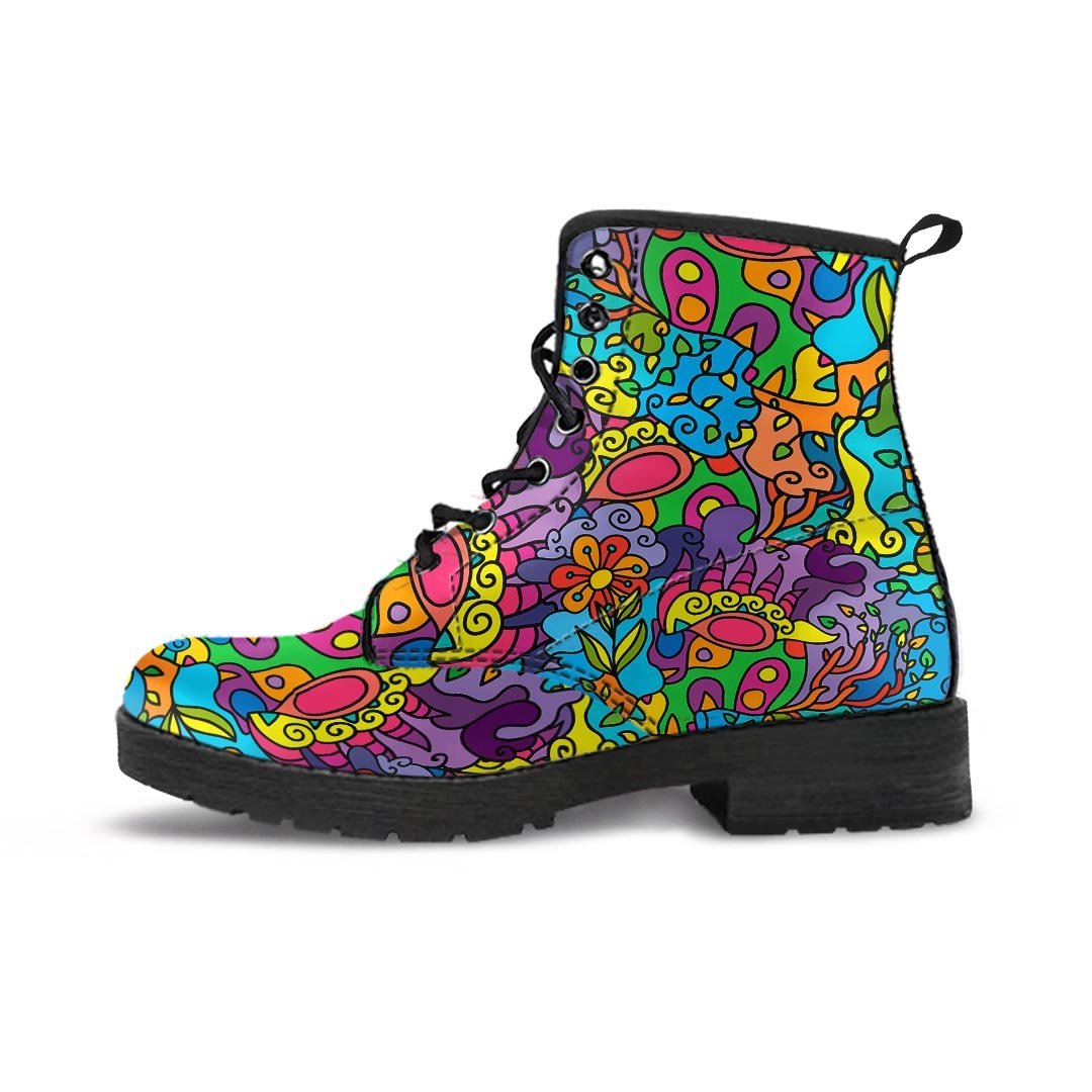 Demon Psychedelic Men's Boots-grizzshop