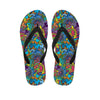 Demon Psychedelic Men's Flip Flops-grizzshop