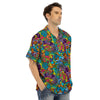 Demon Psychedelic Men’s Hawaiian Shirt-grizzshop