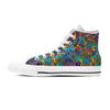 Demon Psychedelic Men's High Top Shoes-grizzshop