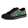 Demon Psychedelic Men's Low Top Shoes-grizzshop