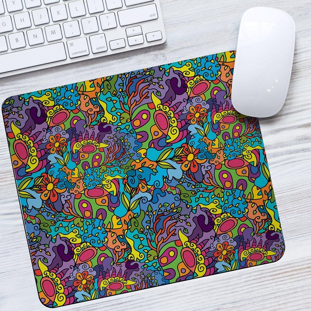 Demon Psychedelic Mouse Pad-grizzshop