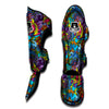 Demon Psychedelic Muay Thai Shin Guard-grizzshop