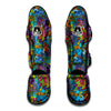 Demon Psychedelic Muay Thai Shin Guard-grizzshop