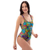 Demon Psychedelic One Piece Swimsuite-grizzshop