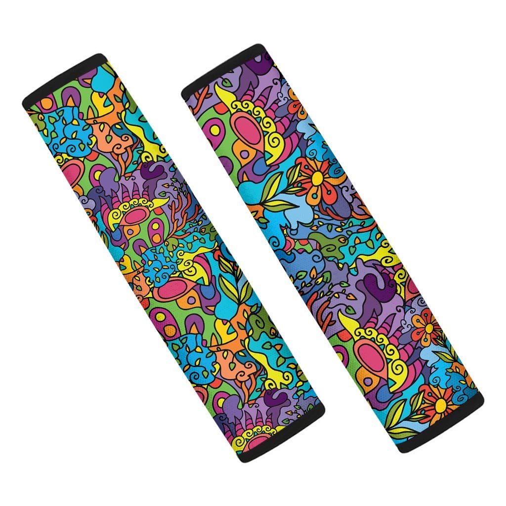 Demon Psychedelic Seat Belt Cover-grizzshop