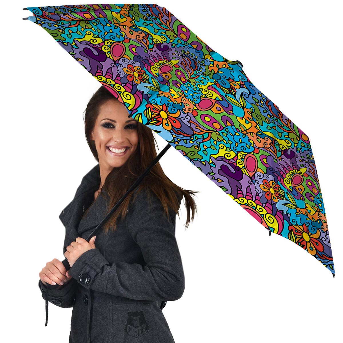 Demon Psychedelic Umbrella-grizzshop