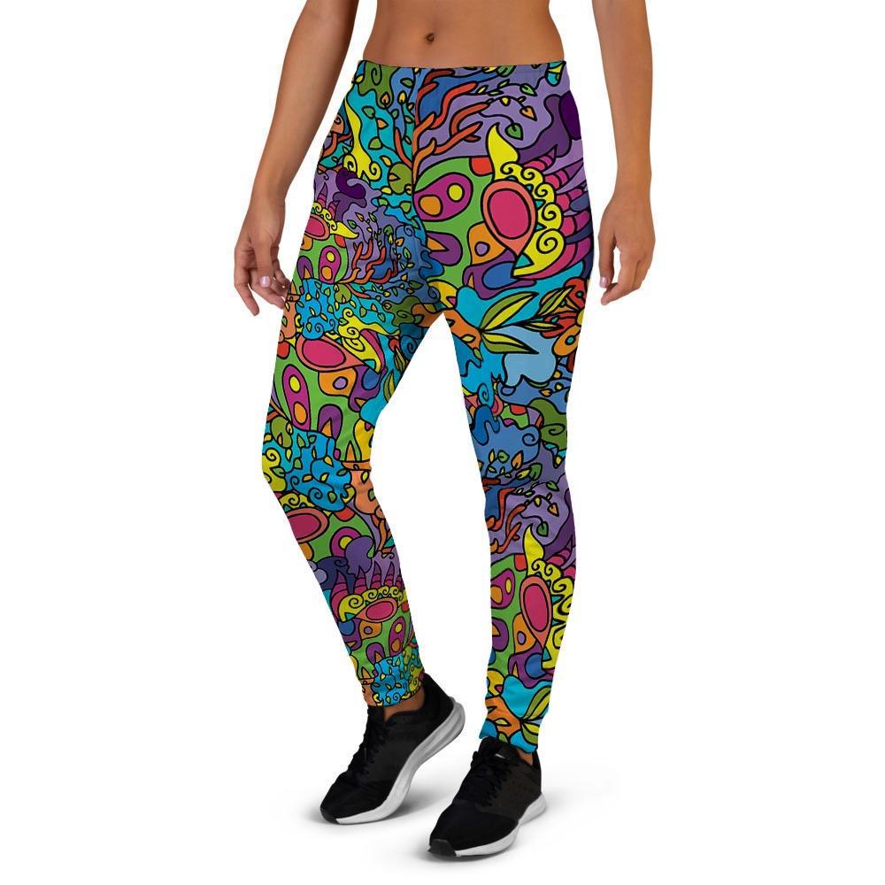 Demon Psychedelic Women's Joggers-grizzshop