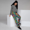 Demon Psychedelic Women's Joggers-grizzshop