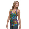 Demon Psychedelic Women's Racerback Tank Top-grizzshop