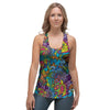 Demon Psychedelic Women's Racerback Tank Top-grizzshop