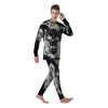 Demon Wicca White And Black Print Men's Pajamas-grizzshop