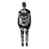 Demon Wicca White And Black Print Men's Pajamas-grizzshop