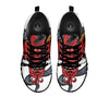 Demon With Snake Japanese Oni Print Black Sneaker-grizzshop