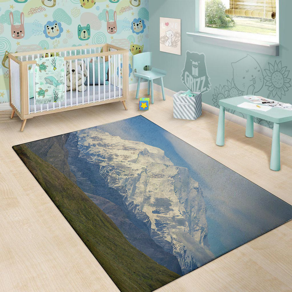 Denali Mountain Print Floor Mat-grizzshop