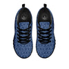 Denim Jeans X Cross Print Pattern Black Sneaker-grizzshop