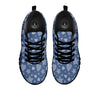 Denim Star Jeans And Heart Print Pattern Black Sneaker-grizzshop