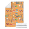 Dental Dentist Dentistry Tooth Pattern Print Blanket-grizzshop