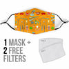 Dental Dentist Dentistry Tooth Pattern Print Face Mask-grizzshop