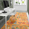 Dental Dentist Dentistry Tooth Pattern Print Floor Mat-grizzshop