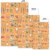 Dental Dentist Dentistry Tooth Pattern Print Floor Mat-grizzshop