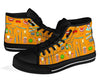 Dental Dentist Dentistry Tooth Pattern Print Men Women's High Top Shoes-grizzshop