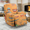 Dental Dentist Dentistry Tooth Pattern Print Recliner Cover-grizzshop