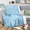 Dental Dentistry Dentist Tooth Pattern Print Blanket-grizzshop