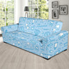 Dental Dentistry Dentist Tooth Pattern Print Sofa Covers-grizzshop