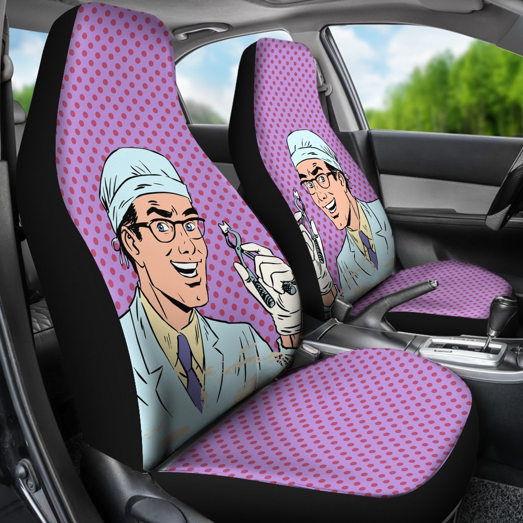 Dental Hygienist Car Seat Covers-grizzshop