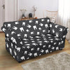 Dentist Dental Dentistry Tooth Pattern Print Loveseat Cover-grizzshop