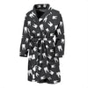 Dentist Dental Dentistry Tooth Pattern Print Men Long Robe-grizzshop