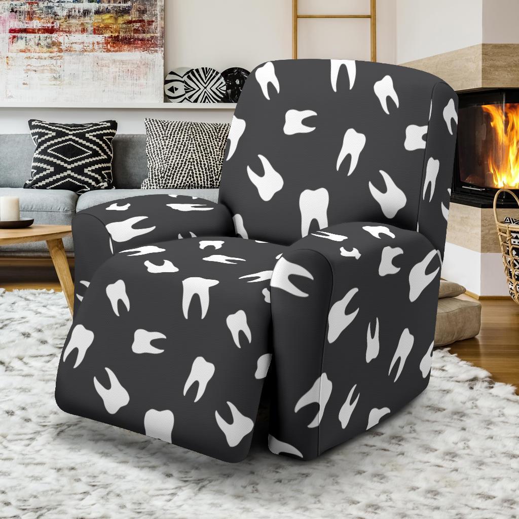 Dentist Dental Dentistry Tooth Pattern Print Recliner Cover-grizzshop