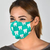 Dentistry Dentist Dental Tooth Pattern Print Face Mask-grizzshop