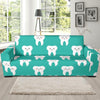 Dentistry Dentist Dental Tooth Pattern Print Sofa Covers-grizzshop