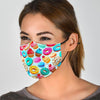 Dessert Cupcake Pattern Print Face Mask-grizzshop