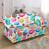 Dessert Cupcake Pattern Print Loveseat Cover-grizzshop