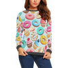 Dessert Cupcake Pattern Print Women's Sweatshirt-grizzshop