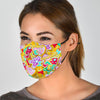 Dessert Gingerbread Man Chirstmas Pattern Print Face Mask-grizzshop