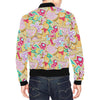 Dessert Gingerbread Man Chirstmas Pattern Print Men's Bomber Jacket-grizzshop