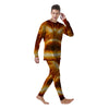 Destruction Of Planet Earth Print Men's Pajamas-grizzshop