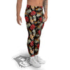 Devil And Dollar Print Pattern Men's Leggings-grizzshop