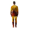 Devil Hand Print Men's Pajamas-grizzshop