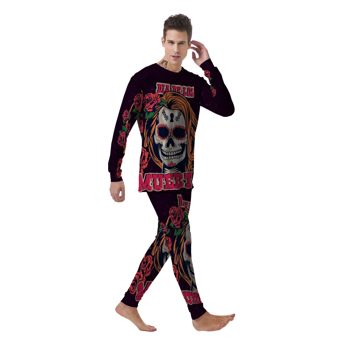 Dia de los muertos pajamas hot sale