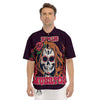 Dia De Los Muertos Calavera Girl Print Men's Short Sleeve Shirts-grizzshop